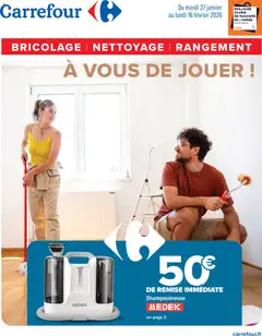 Prévisualisation de Bricolage nettoyage rangement du magasin Carrefour formulaire valide 27/01/2026