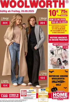 Vorschau von dem Prospekt des Geschäftes Woolworth, gültig ab dem 26.09.2025