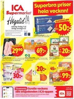 Förhandsgranska reklamblad Stockholm från butik ICA Supermarket gäller från 09/03/2026