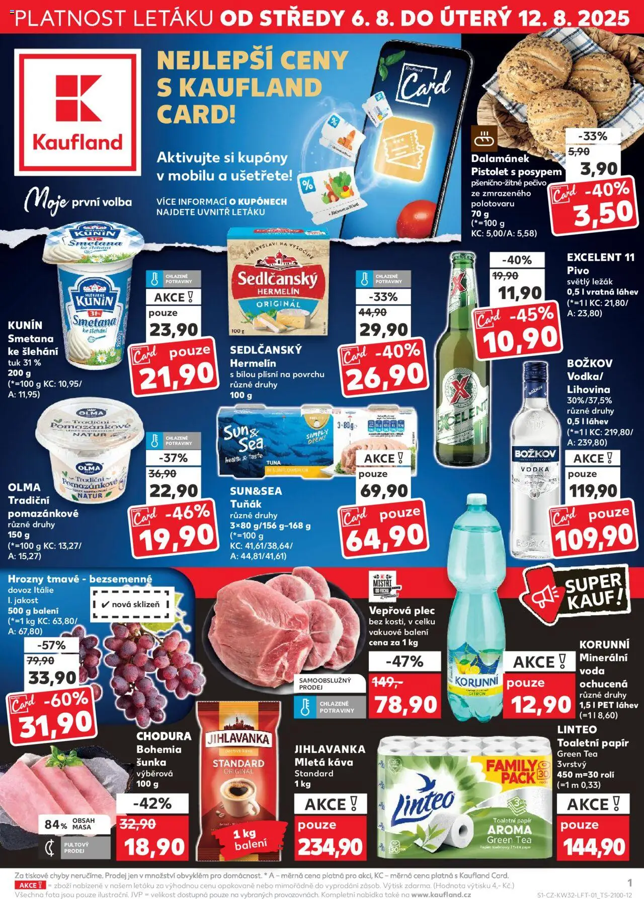  KAUFLAND Leták - Liberec (06.08.2025) příští týden 
