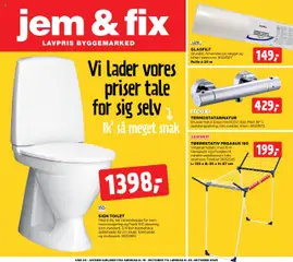 Eksempel på tilbudsavis Tilbudsavis fra butik Jem & fix gyldig fra 19/10/2025