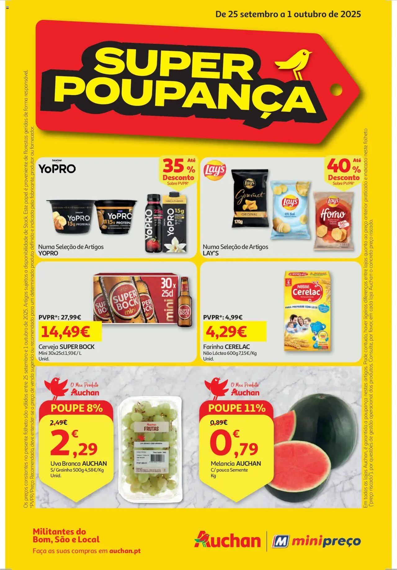 Auchan Folheto de 25/09/2025 - catálogo esta semana - página 1