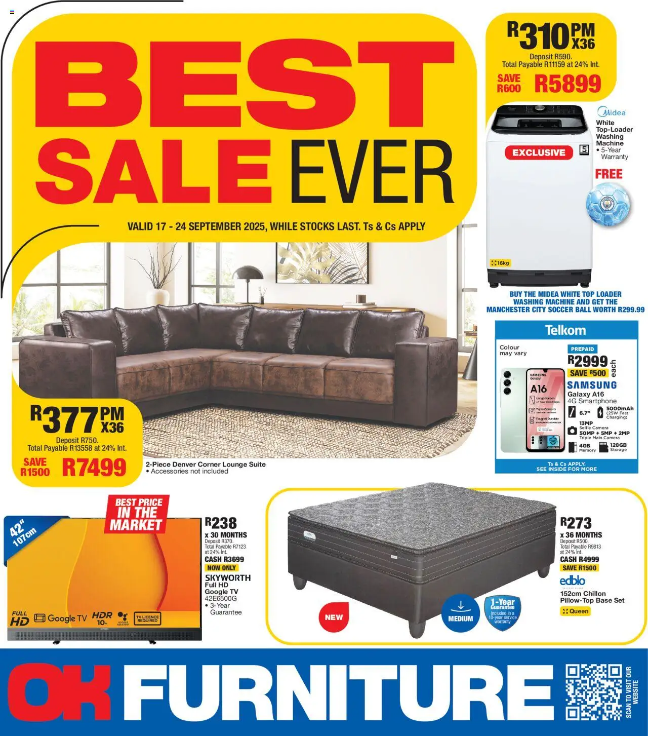 OK Furniture Catalogue from 17/09 - 24/09/2025 > Promotions