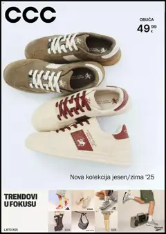 Pregled letka Katalog trgovine CCC vrijedi od 05.08.2025