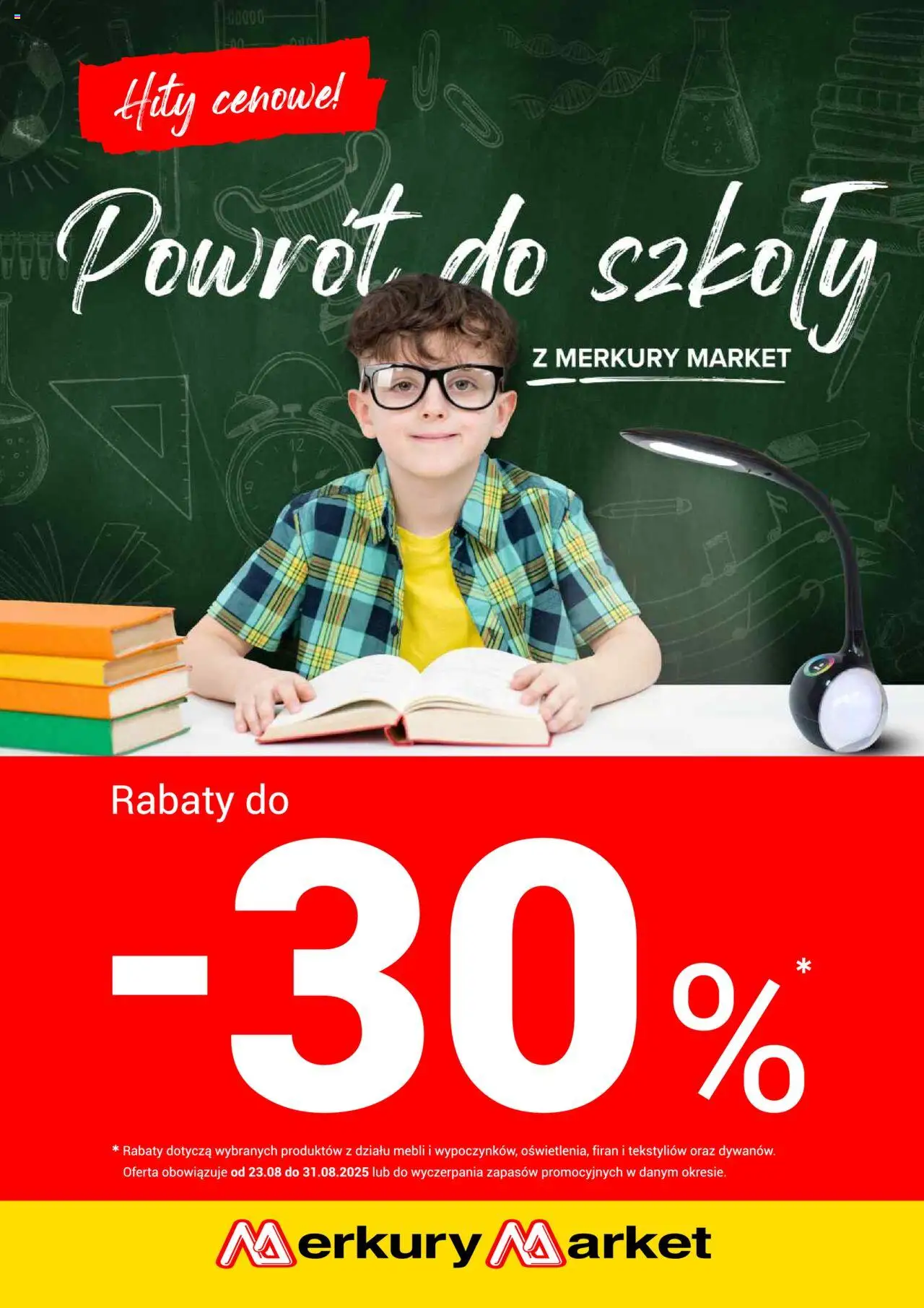 Merkury Market Powrót do szkoły od 23.08.2025 - Nowa Gazetka - Numer strony 1