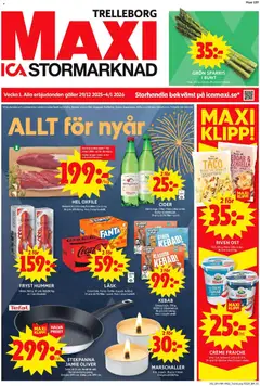 Förhandsgranska reklamblad Trelleborg från butik ICA Maxi gäller från 30/12/2025