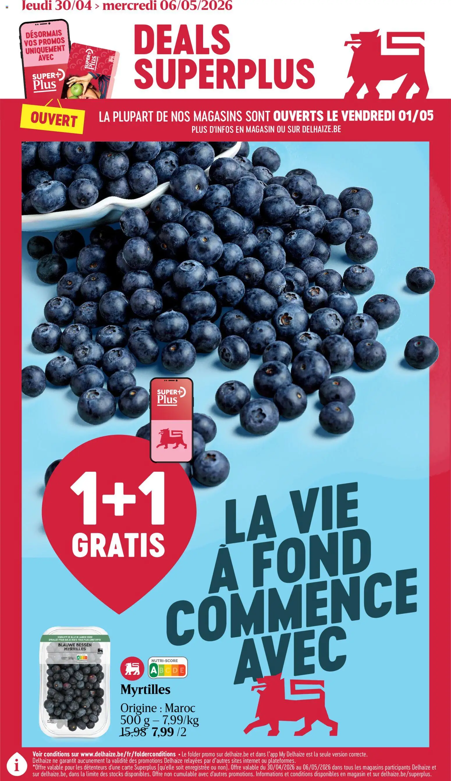 Voorbeeld van Delhaize Folder de la semaine 18 van winkel Delhaize geldig vanaf 30/04/2026