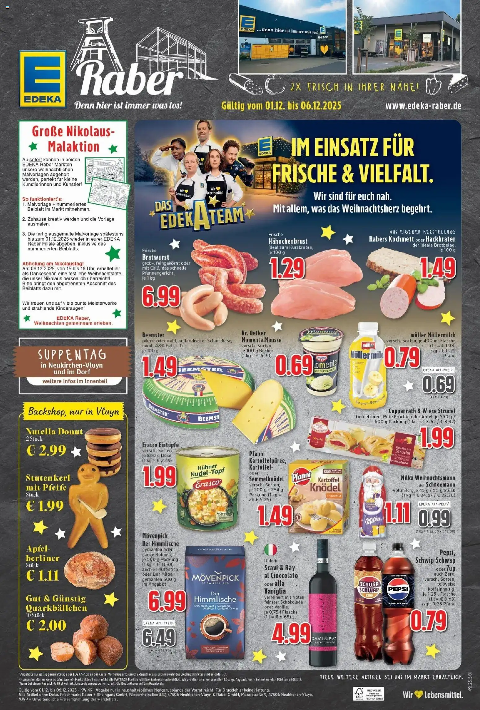 Vorschau von dem Prospekt des Geschäftes Edeka, gültig ab dem 01.12.2025