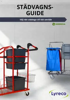 Förhandsgranska reklamblad Städvagnsguide från butik Lyreco gäller från 12/03/2024
