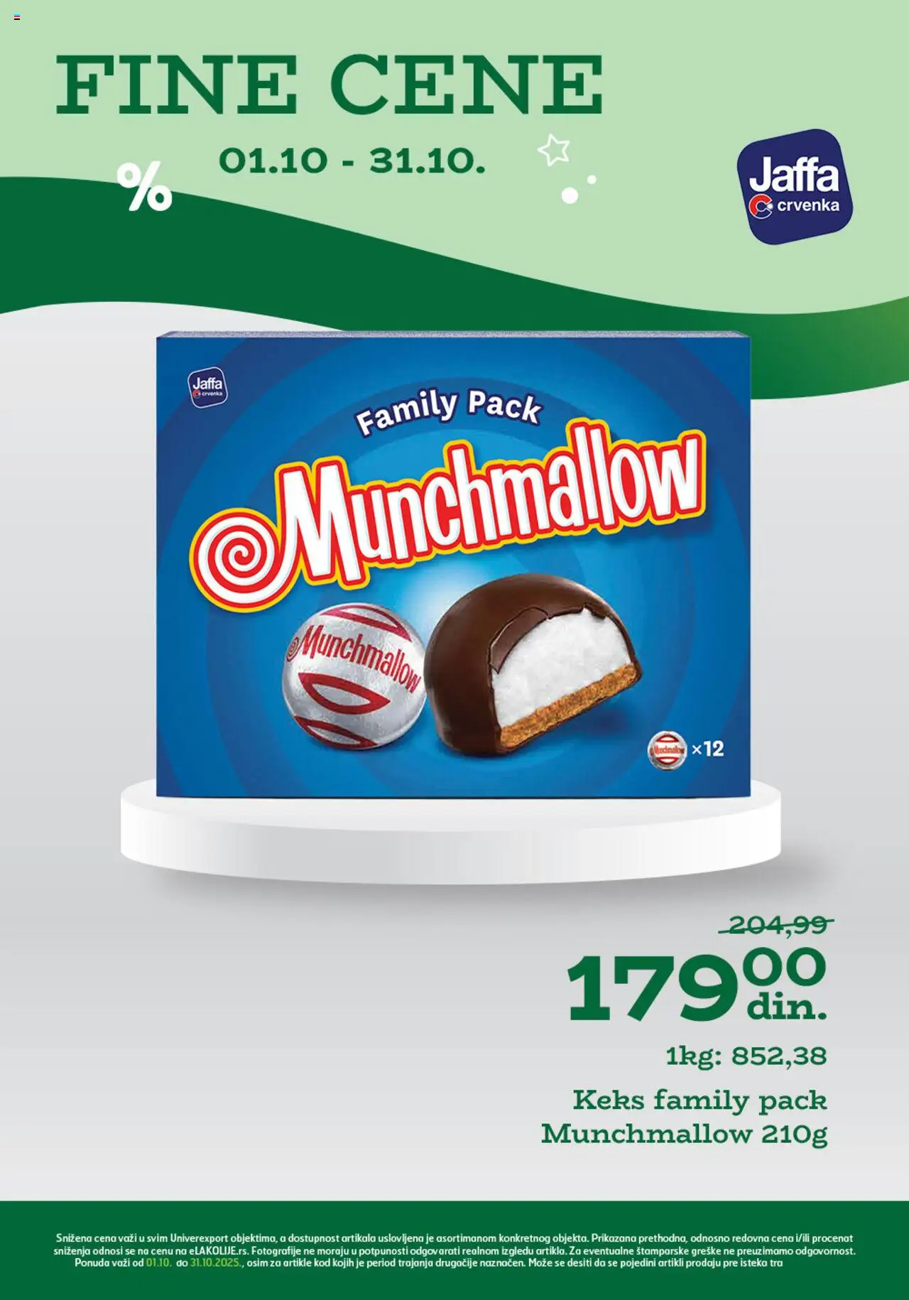 Univerexport katalog važi od 01.10.2025 - stranica 1 - Keks, Munchmallow