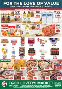 Preview of Food Lover's Market flyer valid from 01/09/2025