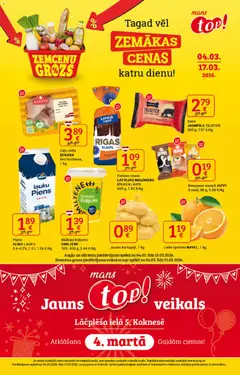 Skatīt Top! akciju bukletu, derīgs no 03.03.2026.