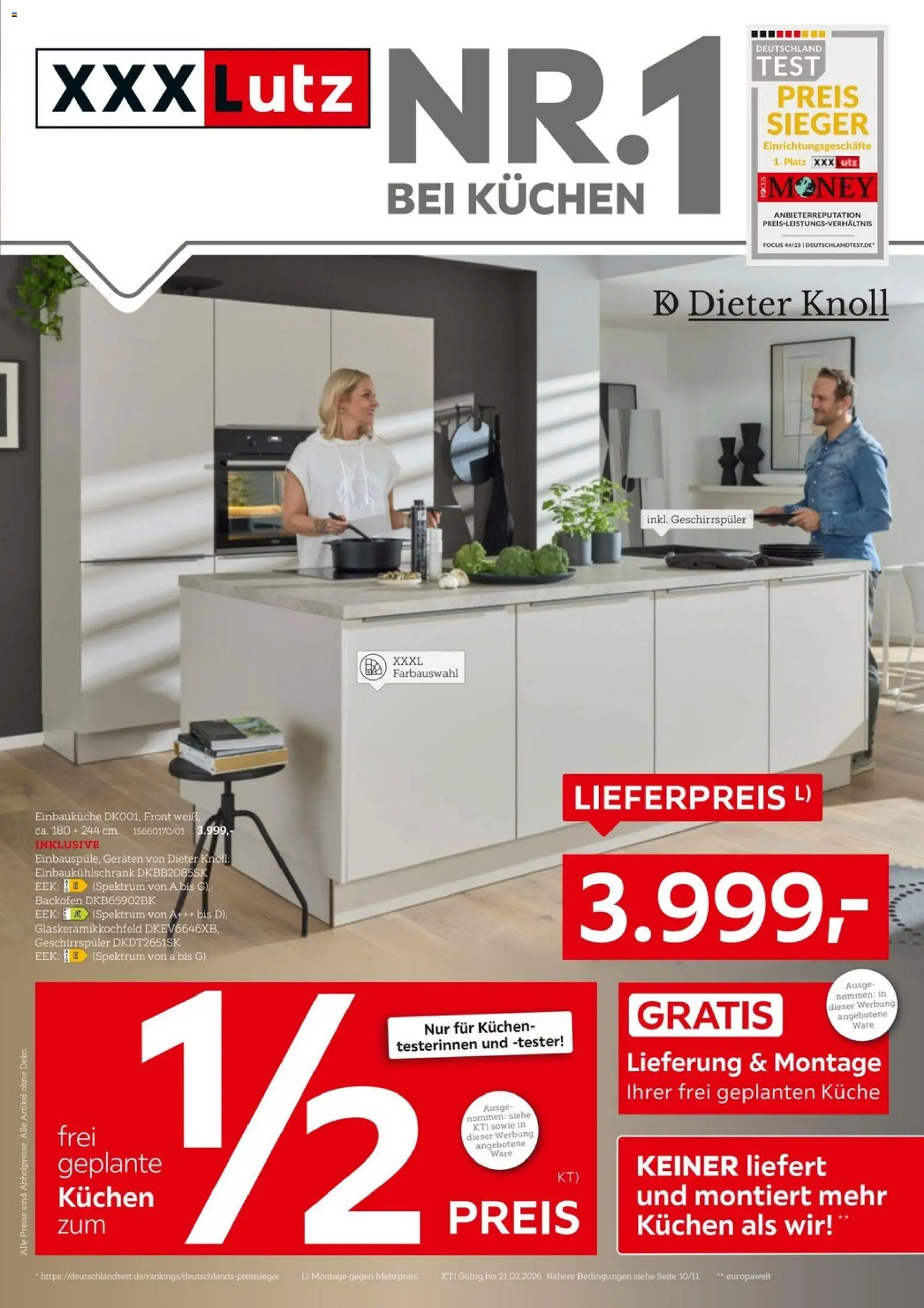 Vorschau von dem Prospekt des Geschäftes XXXL Lutz, gültig ab dem 15.02.2026