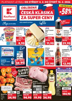 Náhled nabídky: Kaufland Leták - Praha 4 platný od 04.02.2026