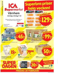 Förhandsgranska reklamblad Malmö från butik ICA Supermarket gäller från 16/02/2026