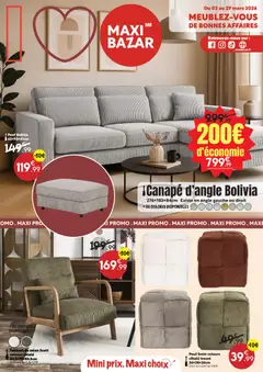 Prévisualisation de Maxi Bazar catalogue du magasin Maxi Bazar formulaire valide 02/03/2026