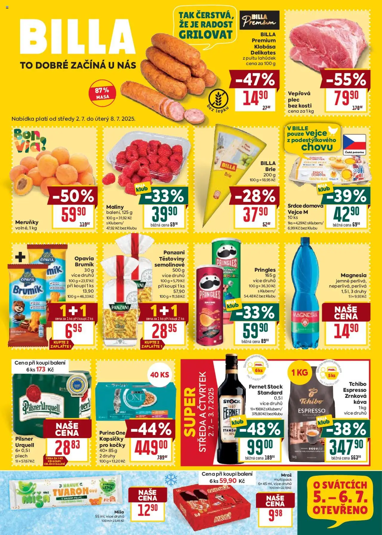  BILLA leták již od 02.07.2025 » Akční "Velký leták"