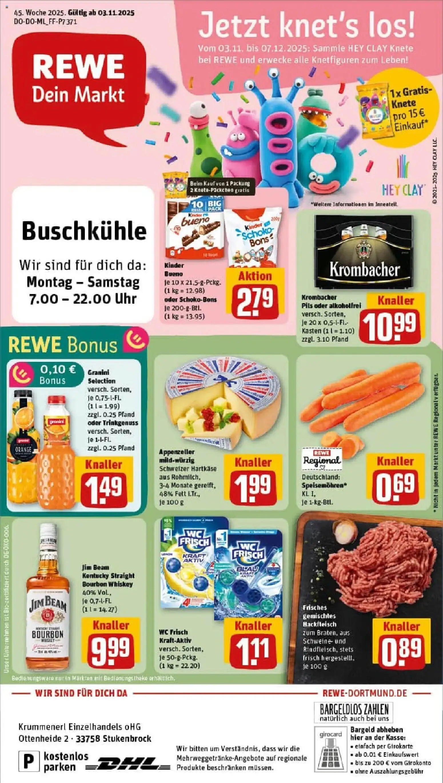 Vorschau von dem Prospekt des Geschäftes Rewe, gültig ab dem 03.11.2025