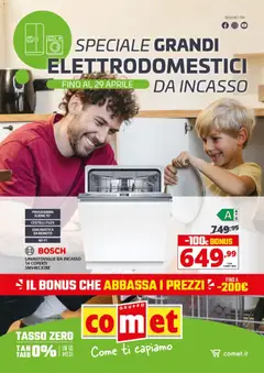 Anteprima dell'opuscolo Comet volantino Speciale Incasso dal negozio Comet valido da 13/04/2026