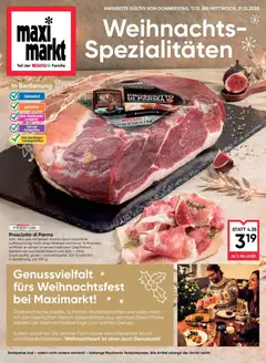 Vorschau der Angebote: Maximarkt Weihnachtsspezialitäte gültig ab 11.12.2025