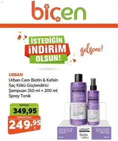 Biçen Market Biçen Market İndirim Urban Care 10.03.2026 - Broşürünün önizlemesi