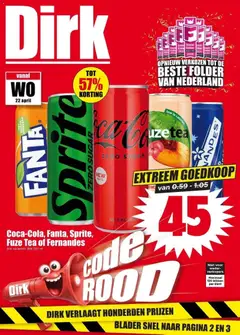 Voorbeeld van Dirk Folder / Publicité van winkel Dirk geldig vanaf 22/04/2026