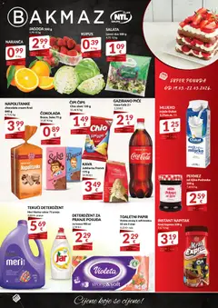 Pregled letka Ponuda trgovine Bakmaz vrijedi od 19.03.2026