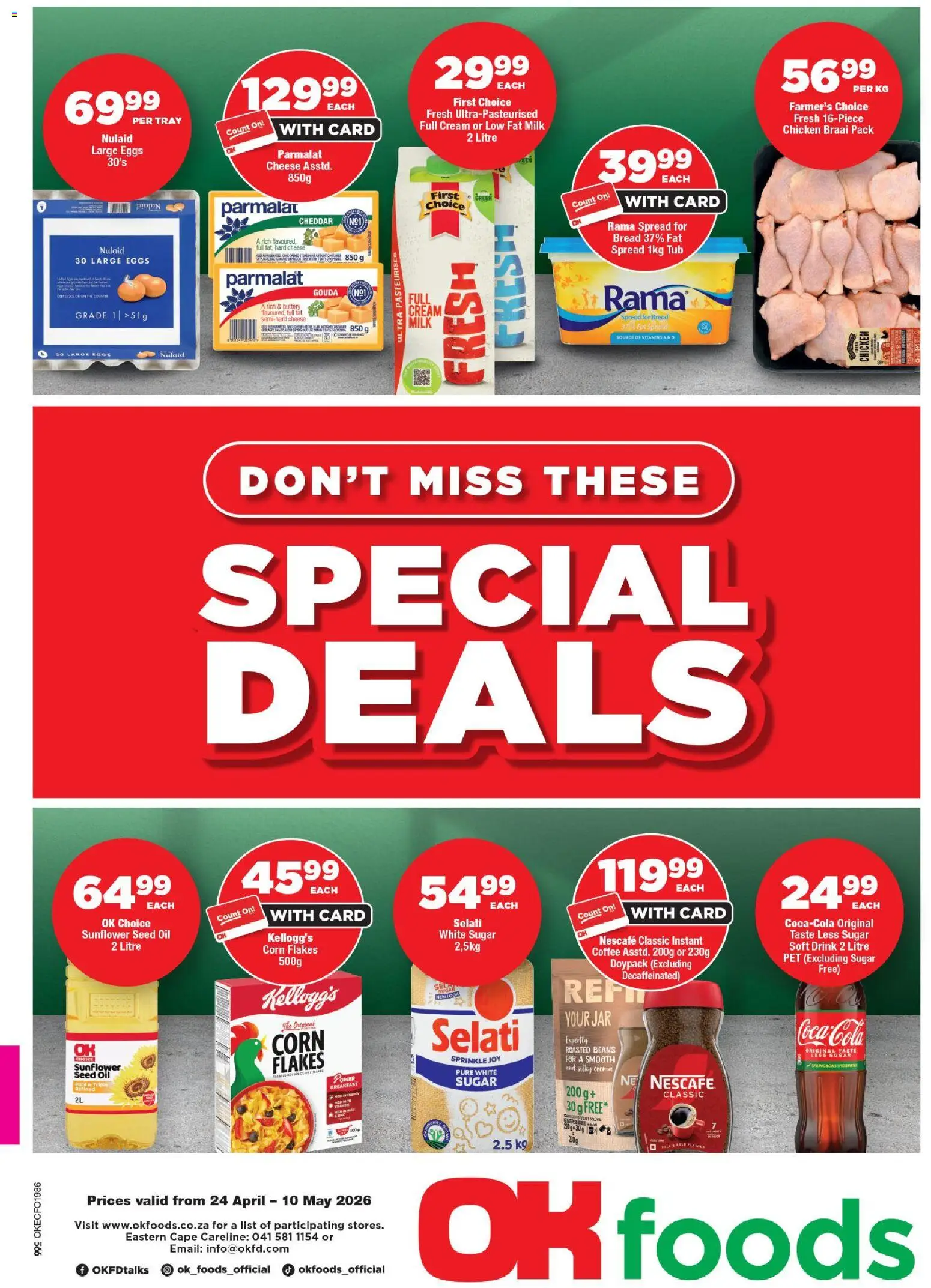 Preview of OK Foods flyer valid from 24/04/2026