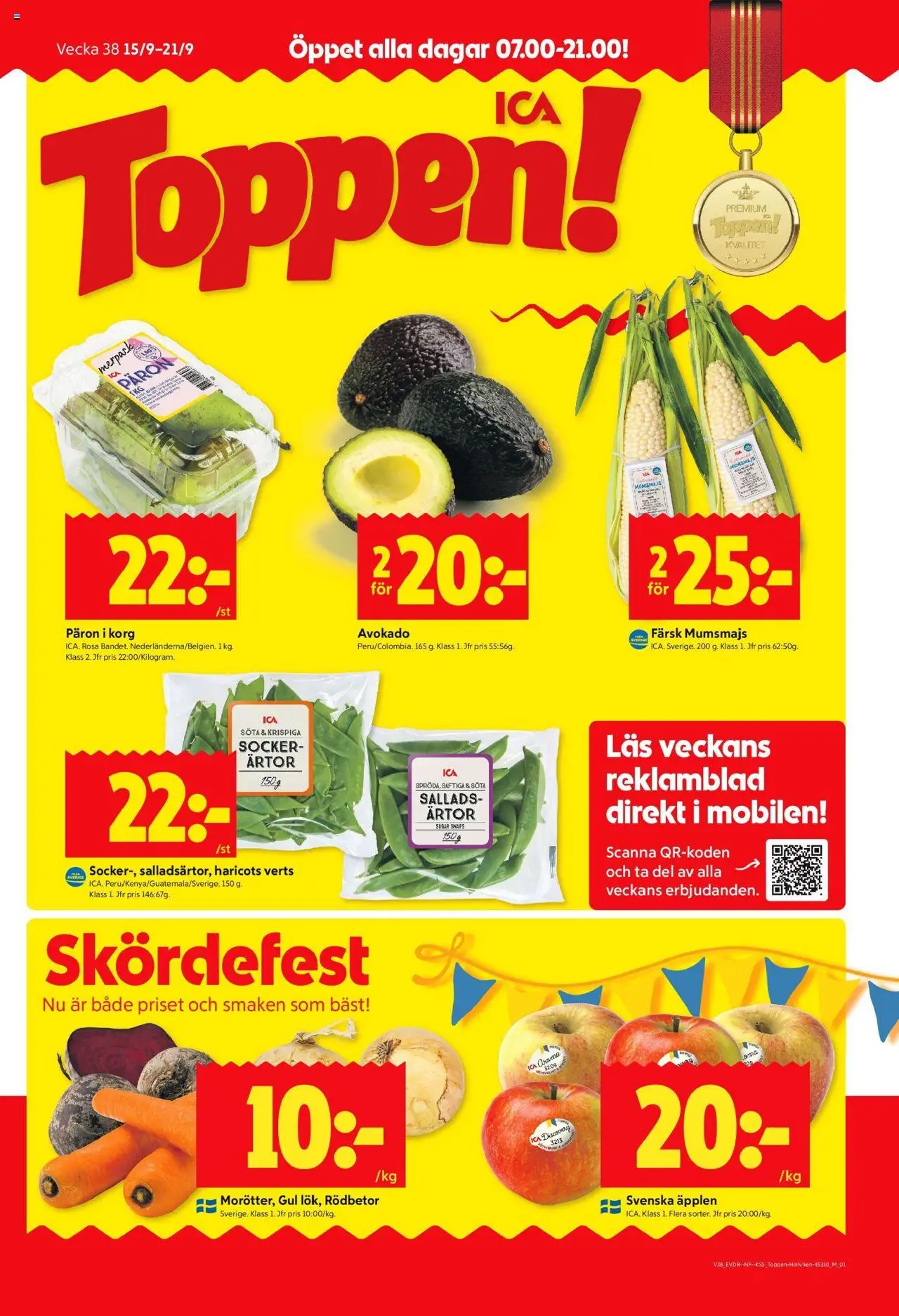 Höllviken är giltig 15/09 2025 > Veckans Erbjudanden gäller från 15/09/2025 till 21/09/2025 sidnummer 1