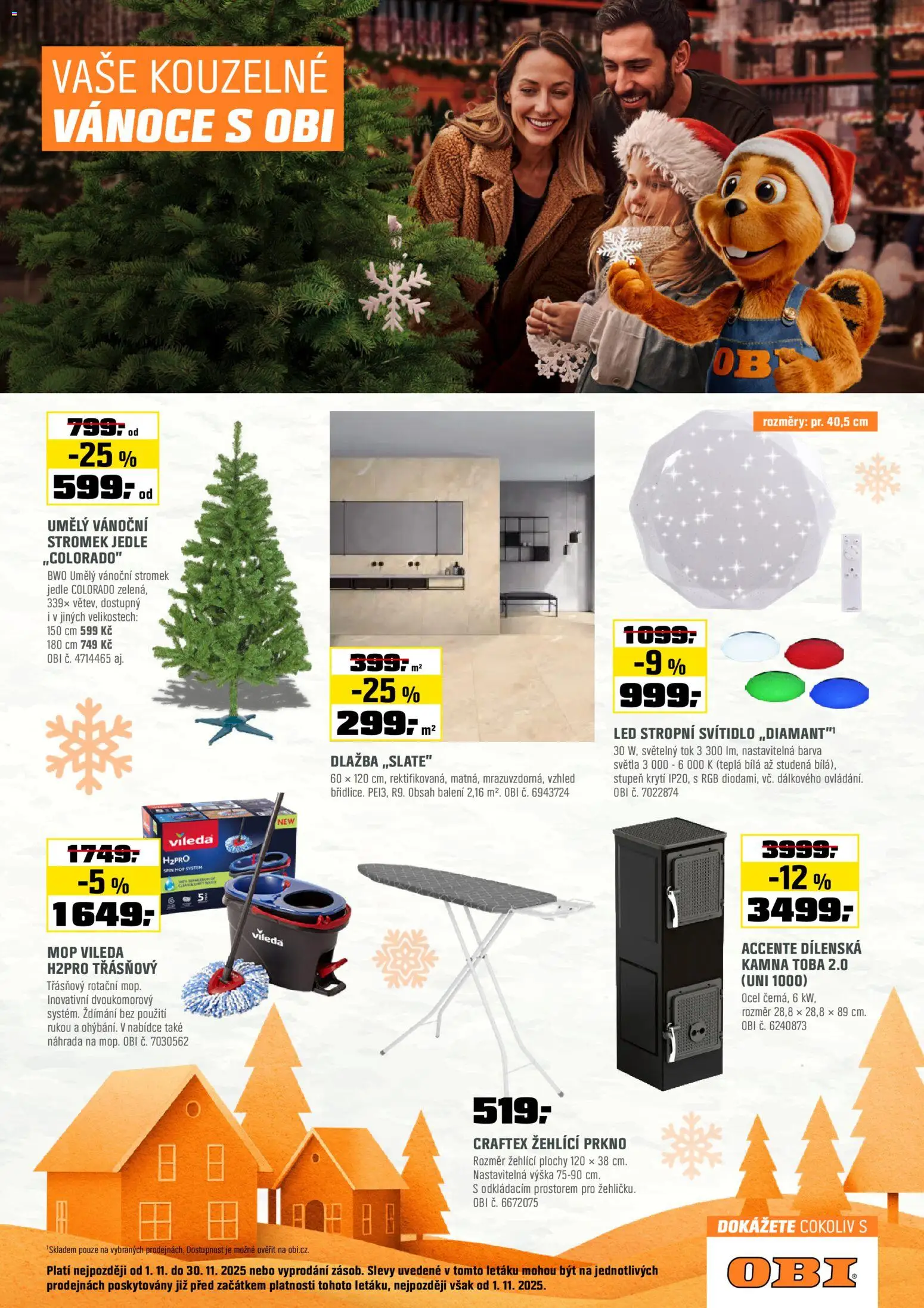 Náhled nabídky: OBI Leták - Barevná sezóna platný od 14.11.2025