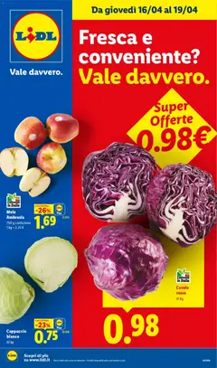 Anteprima dell'opuscolo Lidl volantino Fresca e conveniente dal negozio Lidl valido da 16/04/2026