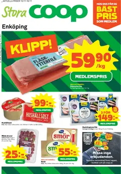 Förhandsgranska reklamblad Enköping från butik Stora Coop gäller från 10/11/2025