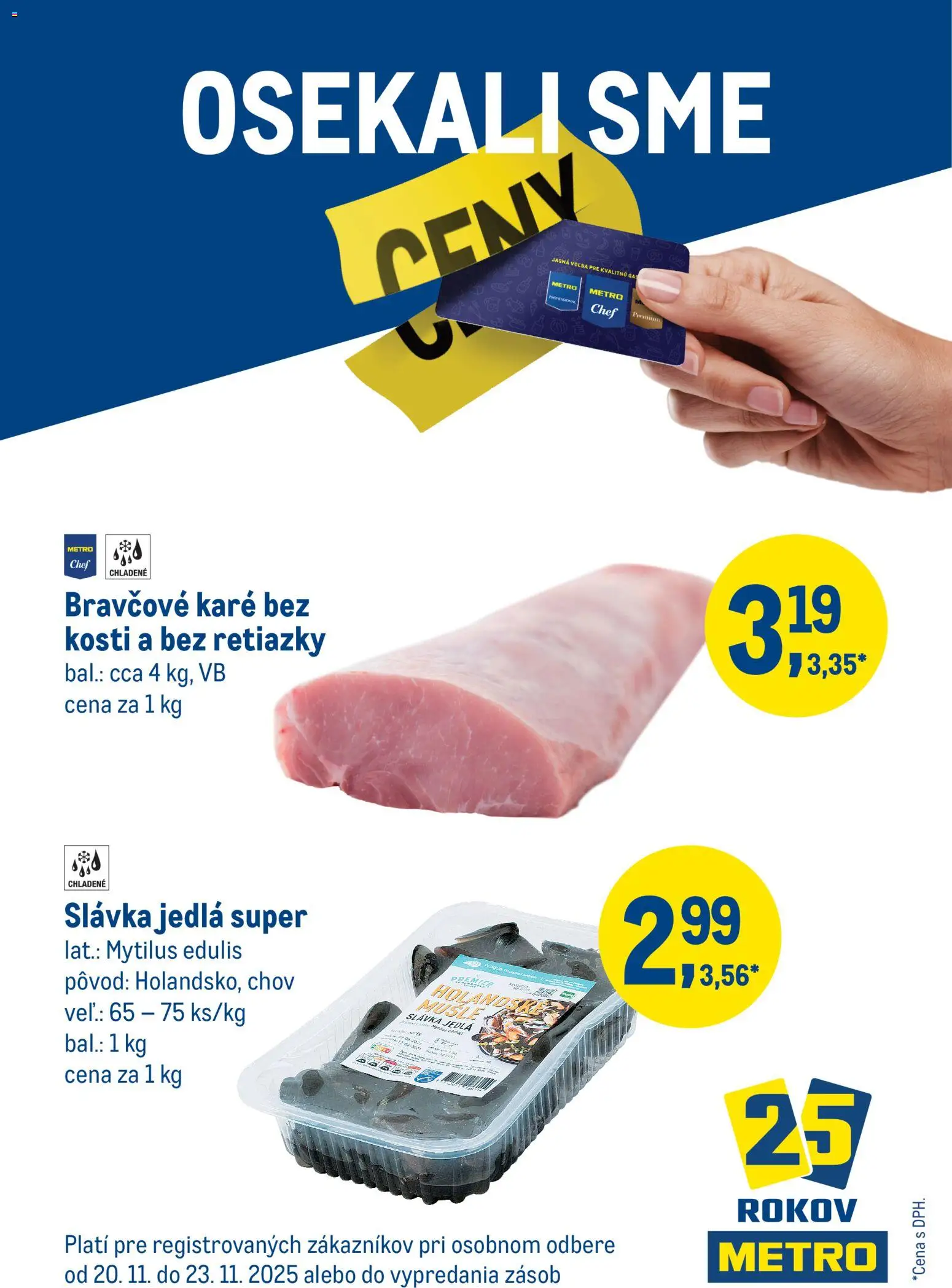 Náhľad Metro letáku platného od 20.11.2025