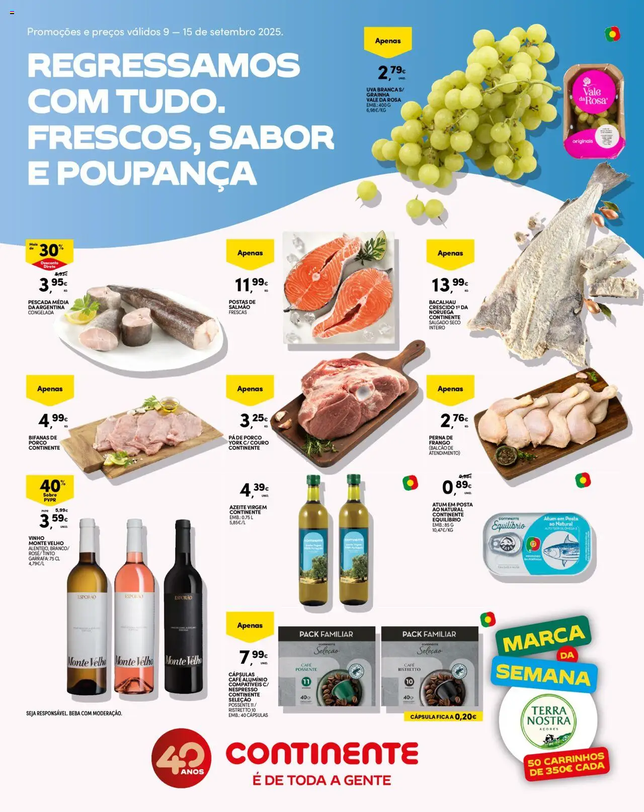 Continente Folheto de 09/09/2025 - catálogo esta semana - página 1