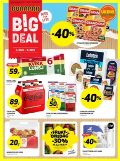 Forhåndsvis Kundeavis Kristiansund fra butikk Bunnpris gyldig fra 03/11/2025