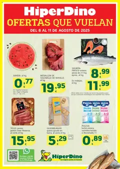 Vista previa del folleto de la tienda HiperDino válido desde el 08/08/2025 