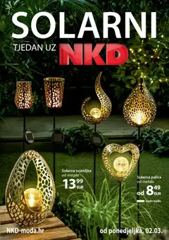 Pregled letka Katalog trgovine NKD vrijedi od 02.03.2026