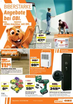 Vorschau des Merkblatts BIBERSTARKE Angebote bei OBI. vom Shop OBI gültig von 01.02.2026 bis 14.02.2026