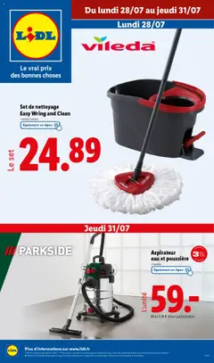 Prévisualisation de Catalogue Les bonnes affaires de la semaine du magasin LIDL formulaire valide 28/07/2025