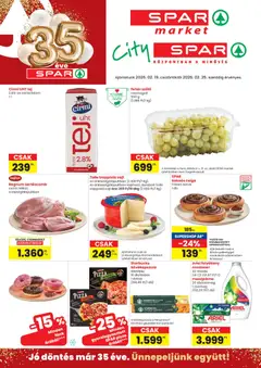 Spar - City Spar szórólap megtekintése, amely érvényes 2026.02.19.-től