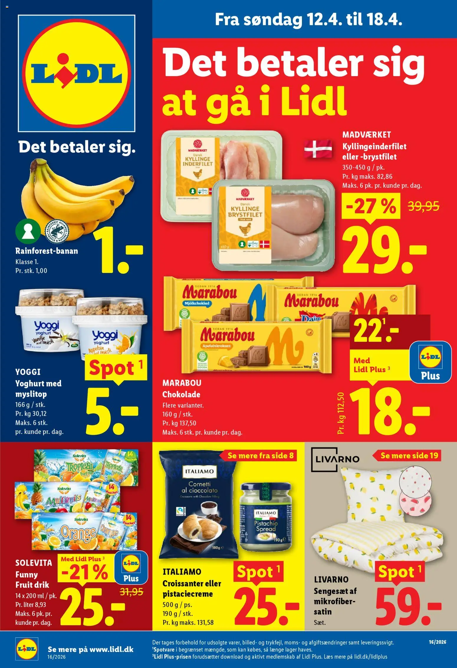 Eksempel på tilbudsavis Lidl - Tilbudsavis fra butik Lidl gyldig fra 12/04/2026