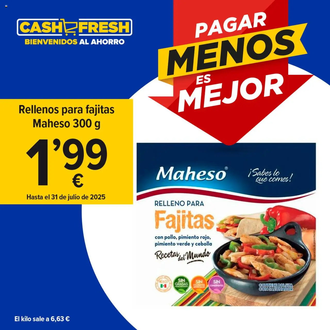 Cash Fresh Folleto > 25/07 - 31/07/2025 > Ofertas - Cebolla, Pimiento