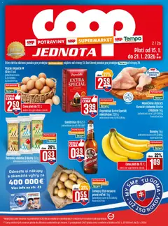 Náhľad COOP Jednota letáku platného od 15.01.2026