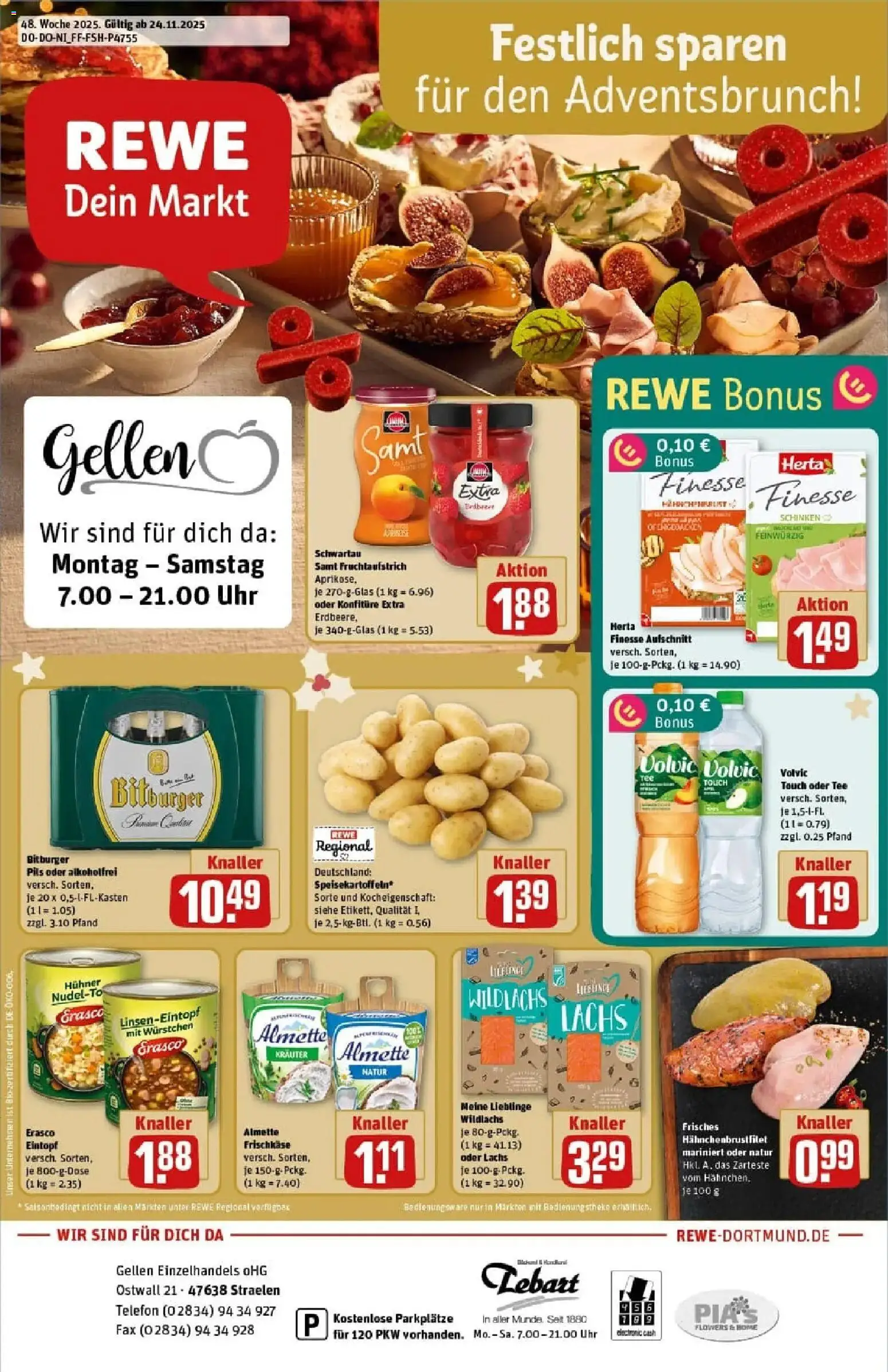 Vorschau von dem Prospekt des Geschäftes Rewe, gültig ab dem 23.11.2025
