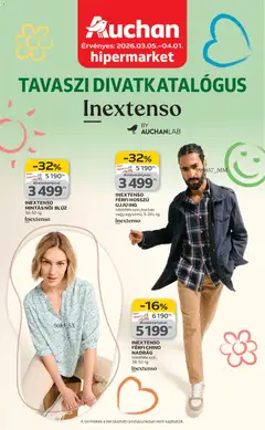 Auchan - Auchan Tavaszi textil ajánlataink megtekintése, amely érvényes 2026.03.05.-től