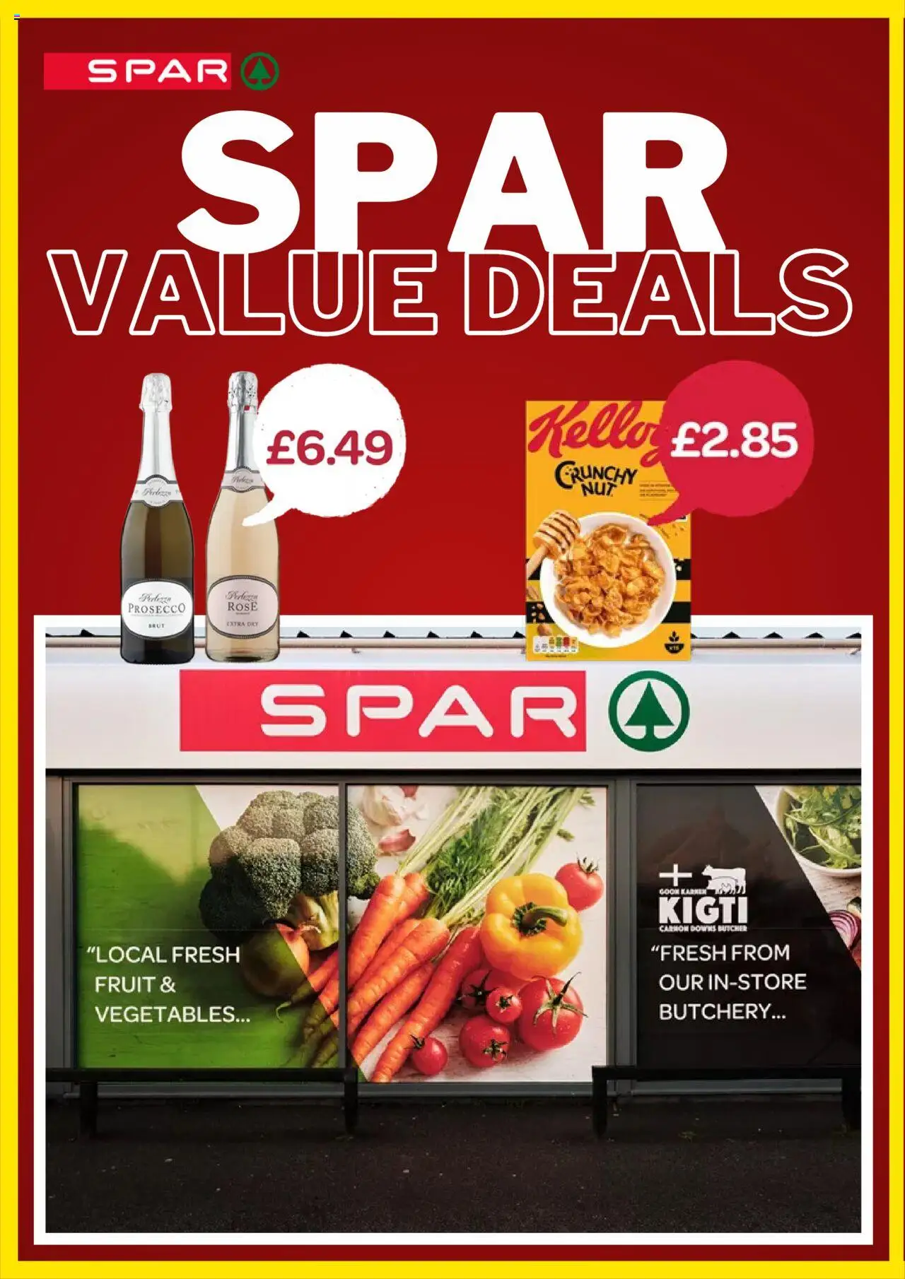 Spar shop Offers valid from 29/06/2025 - Page number 1 - Fruit, Vegetables, Prosecco