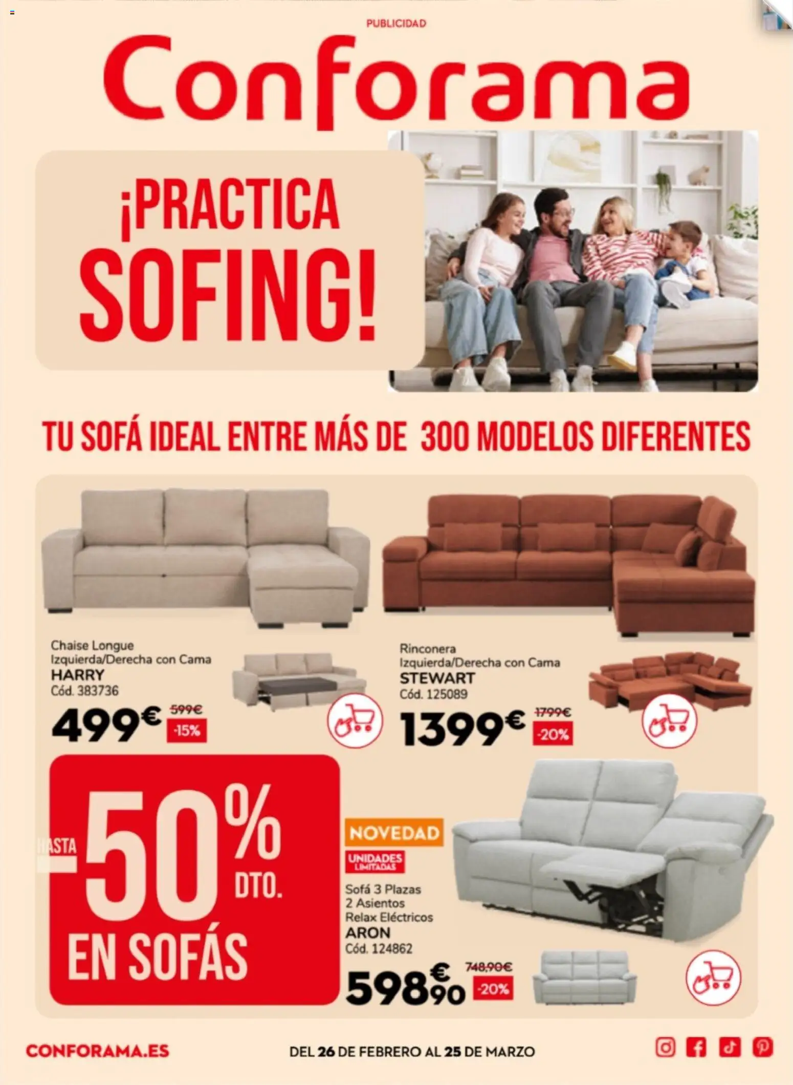 Vista previa del folleto de la tienda Conforama válido desde el 26/02/2026 