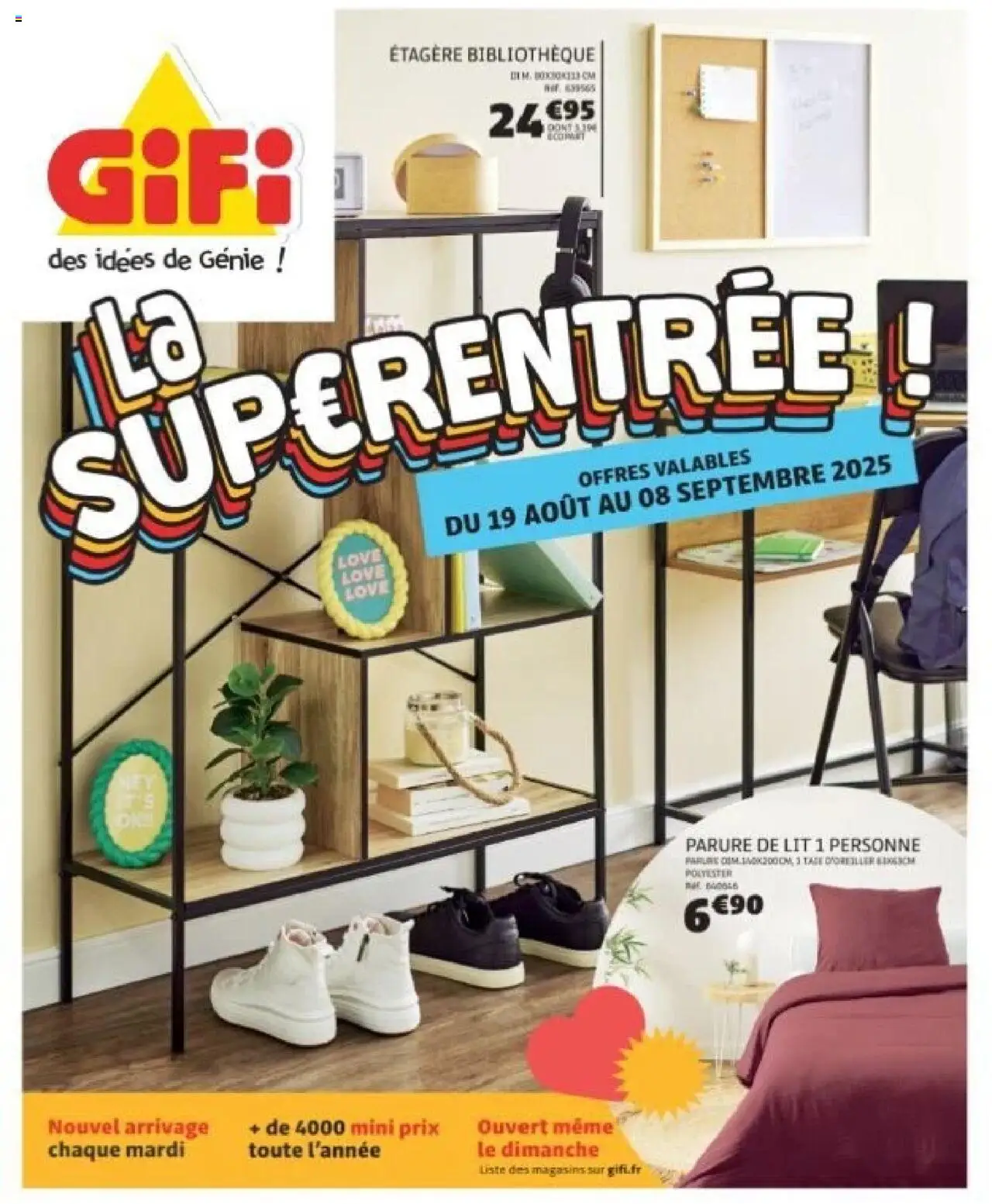 Catalogue de la boutique GiFi valable du 19/08/2025 - Page numéro 1