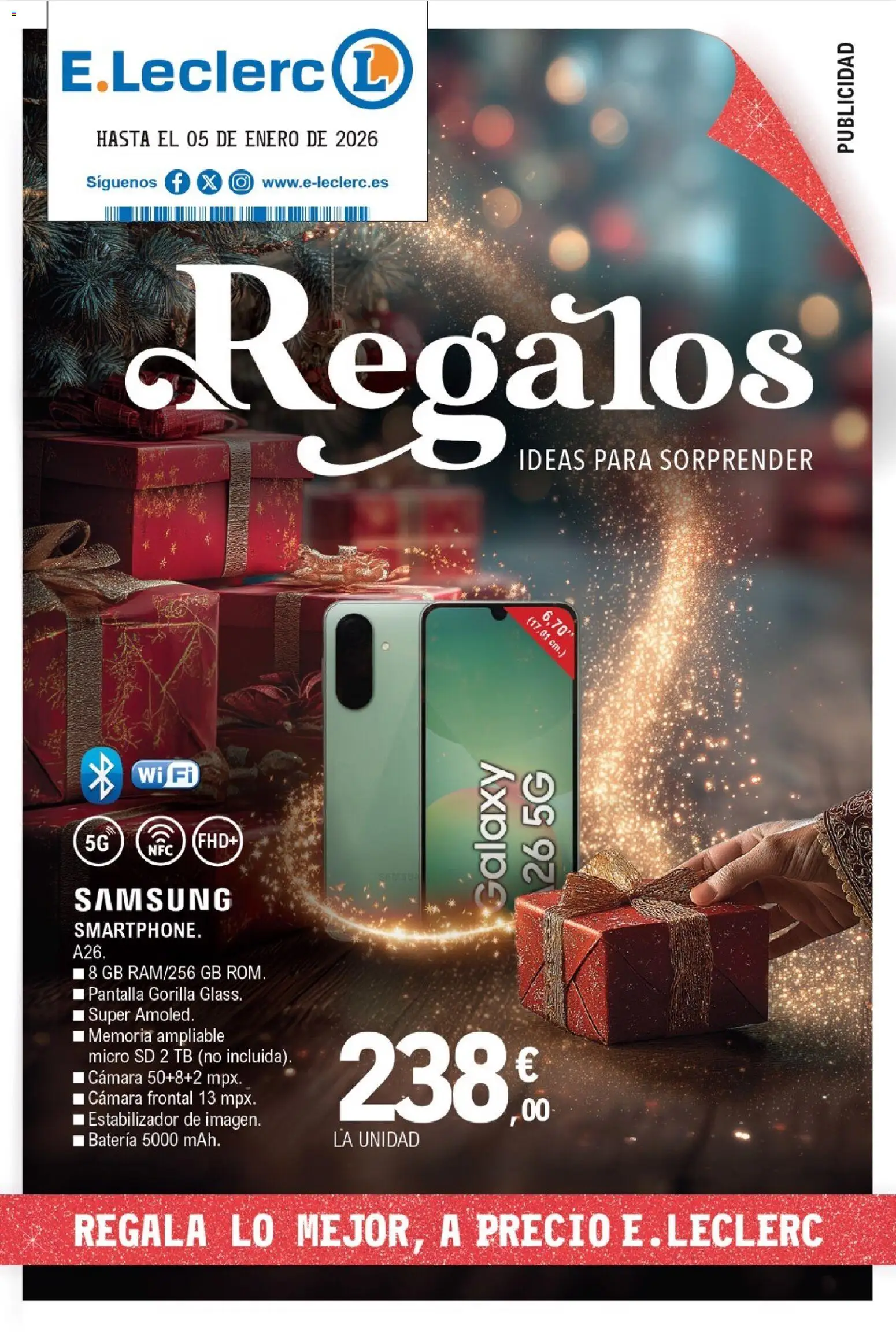 Vista previa del folleto de la tienda E.Leclerc válido desde el 03/12/2025 - Cámara, Batería