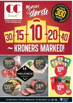 Forhåndsvis Kundeavis fra butikk CC Mat gyldig fra 27/10/2025